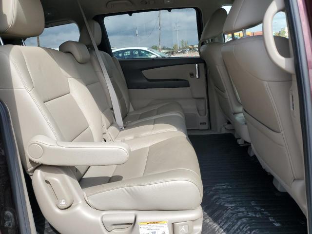 5FNRL5H68FB043886 - 2015 HONDA ODYSSEY EXL BURGUNDY photo 11