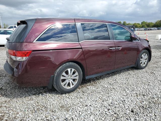 5FNRL5H68FB043886 - 2015 HONDA ODYSSEY EXL BURGUNDY photo 3