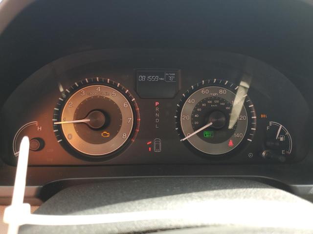 5FNRL5H68FB043886 - 2015 HONDA ODYSSEY EXL BURGUNDY photo 9