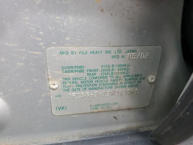 JF1SG63613H717591 - 2003 SUBARU FORESTER 2.5X 银色 照片 12