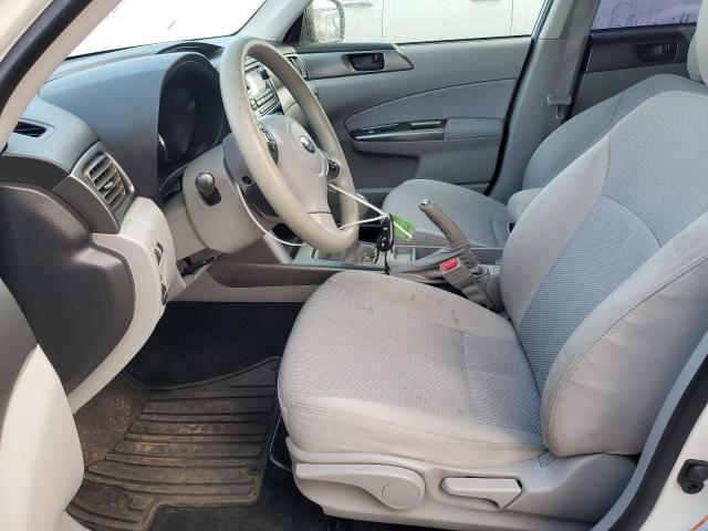 JF2SHABC9DG446032 - 2013 SUBARU FORESTER 2.5X أبيض صورة 7