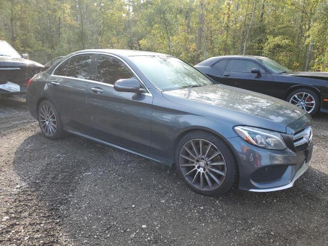 55SWF4KB9GU158717 - 2016 MERCEDES-BENZ C 300 4MATIC GRAY photo 4