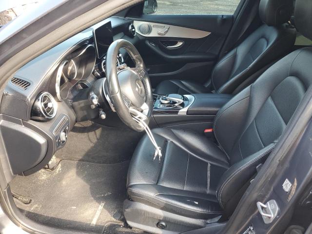 55SWF4KB9GU158717 - 2016 MERCEDES-BENZ C 300 4MATIC GRAY photo 7