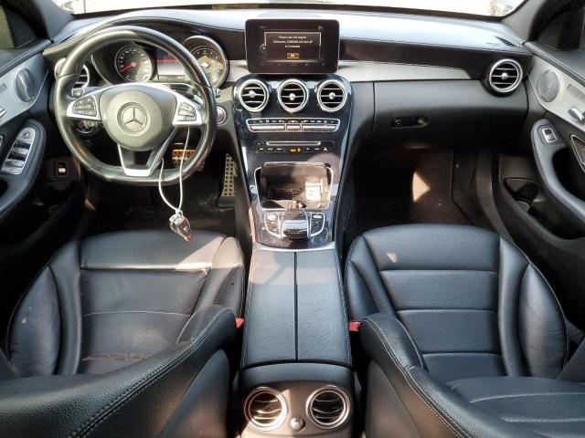 55SWF4KB9GU158717 - 2016 MERCEDES-BENZ C 300 4MATIC GRAY photo 8