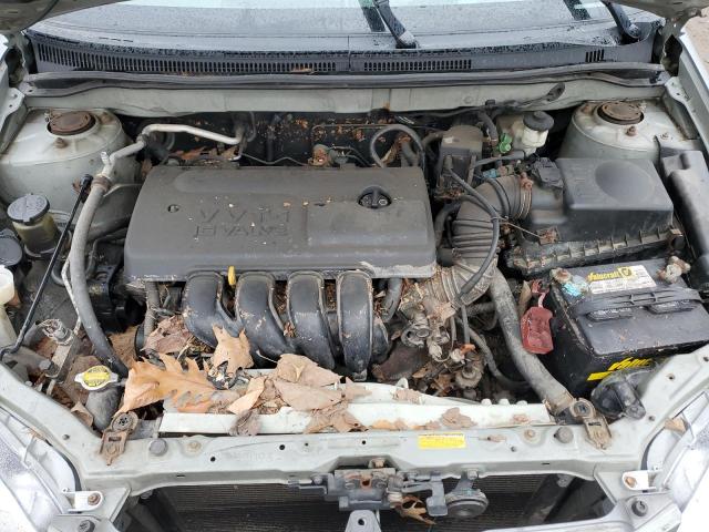 2T1BR32E04C263044 - 2004 TOYOTA COROLLA CE SILVER photo 11