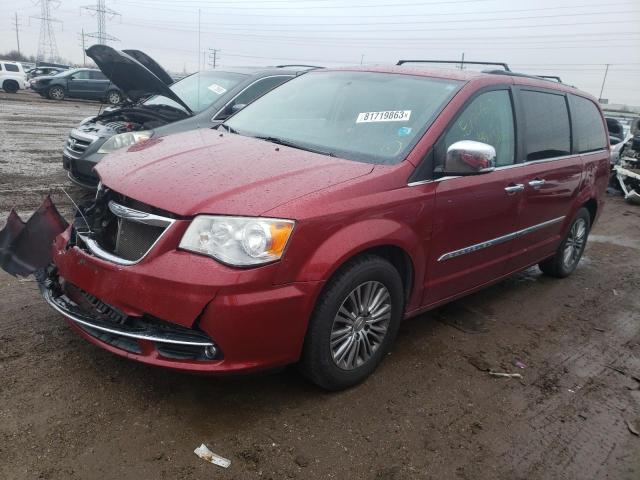 2C4RC1CG8ER176157 - 2014 CHRYSLER TOWN & COU TOURING L BURGUNDY photo 1