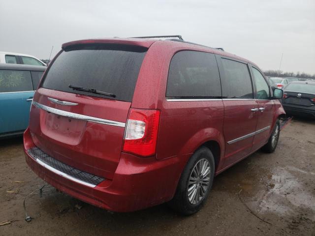 2C4RC1CG8ER176157 - 2014 CHRYSLER TOWN & COU TOURING L BURGUNDY photo 3