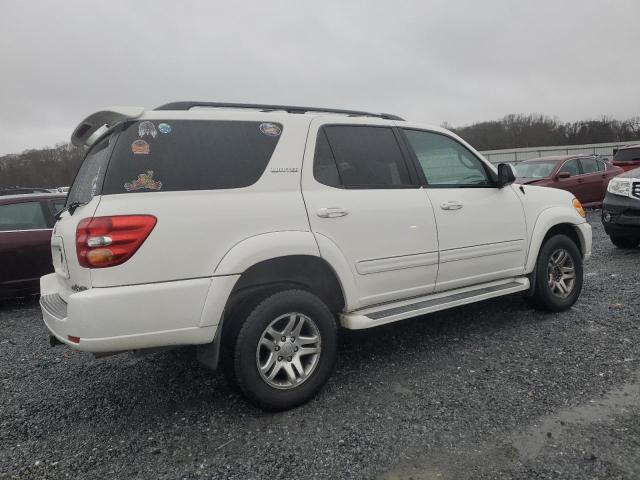 5TDBT48A04S232430 - 2004 TOYOTA SEQUOIA LIMITED WHITE photo 3