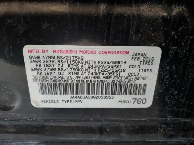 JA4AD3A39GZ033355 - 2016 MITSUBISHI OUTLANDER SE 黑色 照片 13