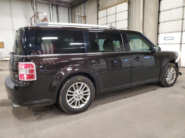 2FMHK6C85DBD06421 - 2013 FORD FLEX SEL BROWN photo 3