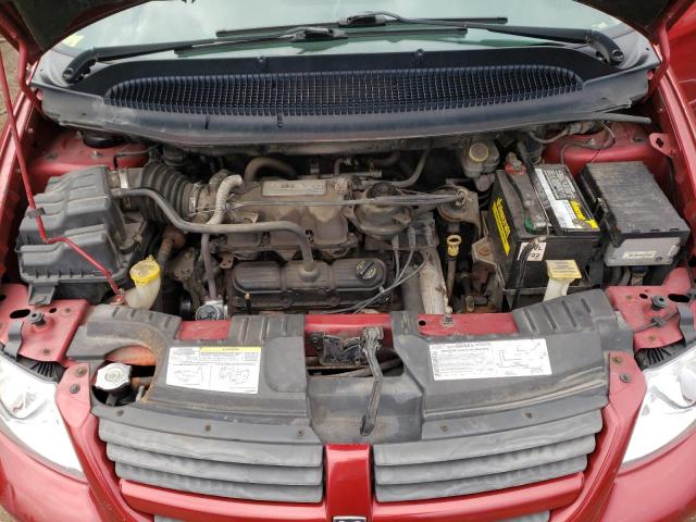 2D4GP44L26R625703 - 2006 DODGE CARAVAN SXT RED photo 12