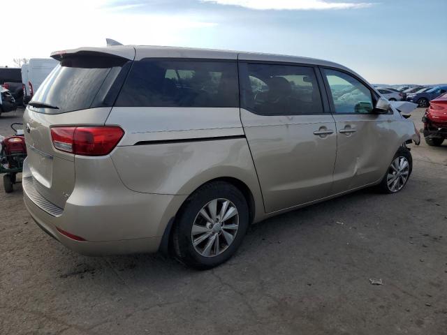 KNDMB5C13H6307488 - 2017 KIA SEDONA LX BEIGE photo 3