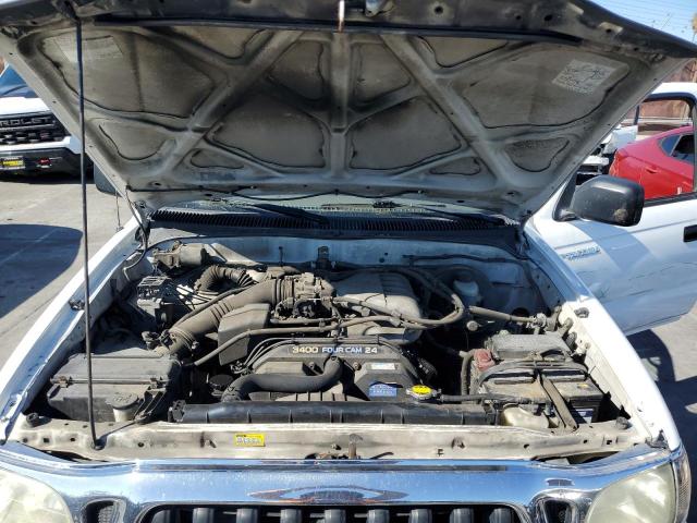 5TEGN92N64Z465790 - 2004 TOYOTA TACOMA DOUBLE CAB PRERUNNER WHITE photo 11
