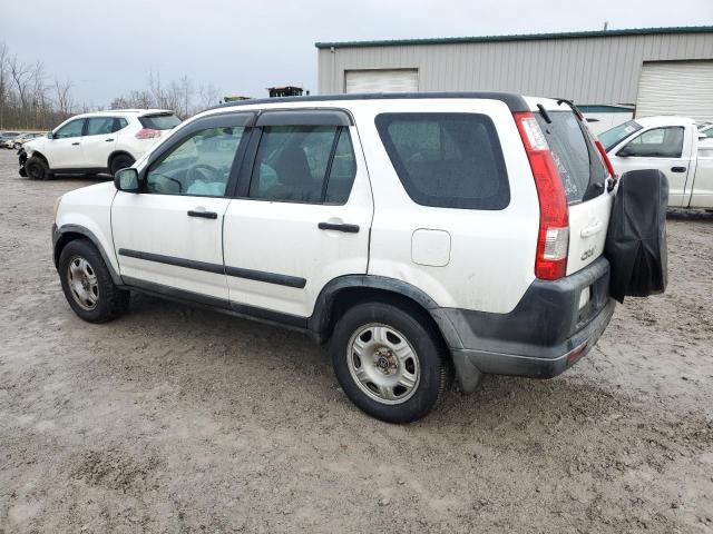 JHLRD785X5C007454 - 2005 HONDA CR-V LX WHITE photo 2