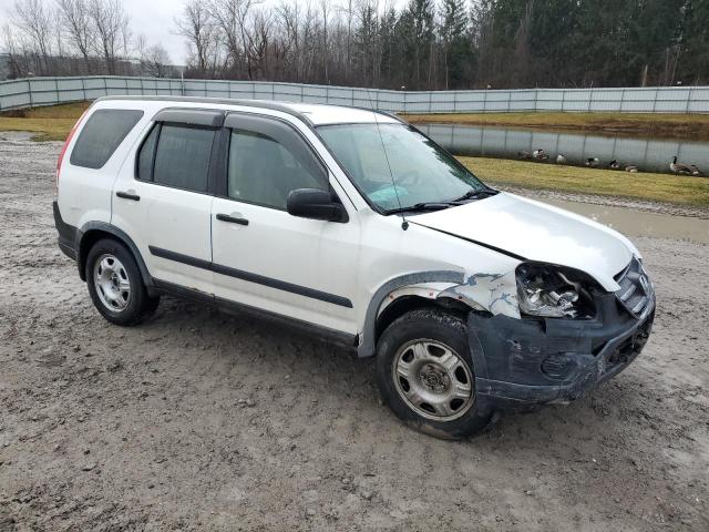 JHLRD785X5C007454 - 2005 HONDA CR-V LX WHITE photo 4