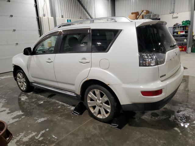 JA4JT5AX3AZ602287 - 2010 MITSUBISHI OUTLANDER GT WHITE photo 2