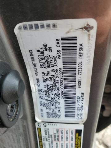 1NXBR30EX8Z955299 - 2008 TOYOTA COROLLA CE GRAY photo 12