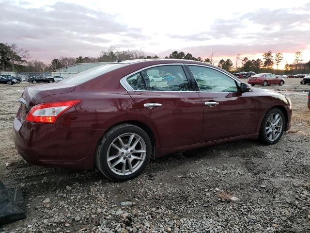 1N4AA51E69C847924 - 2009 NISSAN MAXIMA S RED photo 3