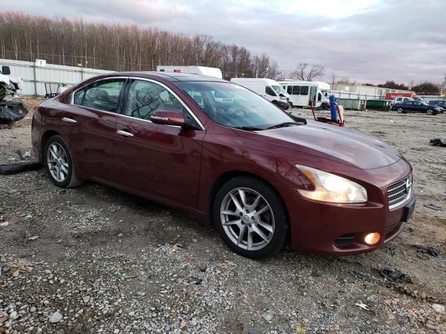 1N4AA51E69C847924 - 2009 NISSAN MAXIMA S RED photo 4