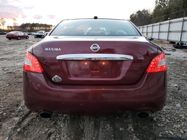 1N4AA51E69C847924 - 2009 NISSAN MAXIMA S RED photo 6