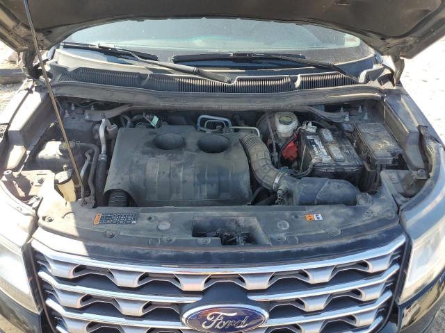 1FM5K7DHXHGA32820 - 2017 FORD EXPLORER XLT BLACK photo 12