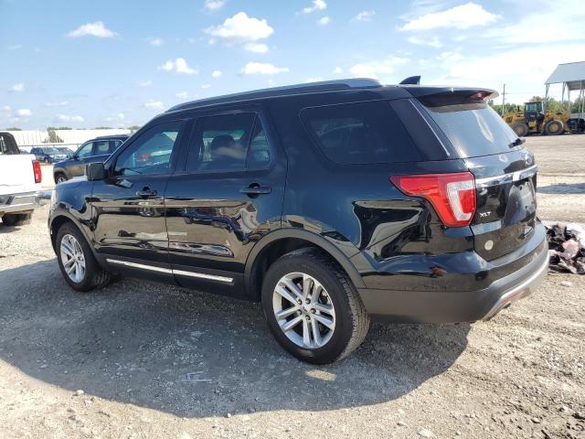 1FM5K7DHXHGA32820 - 2017 FORD EXPLORER XLT BLACK photo 2