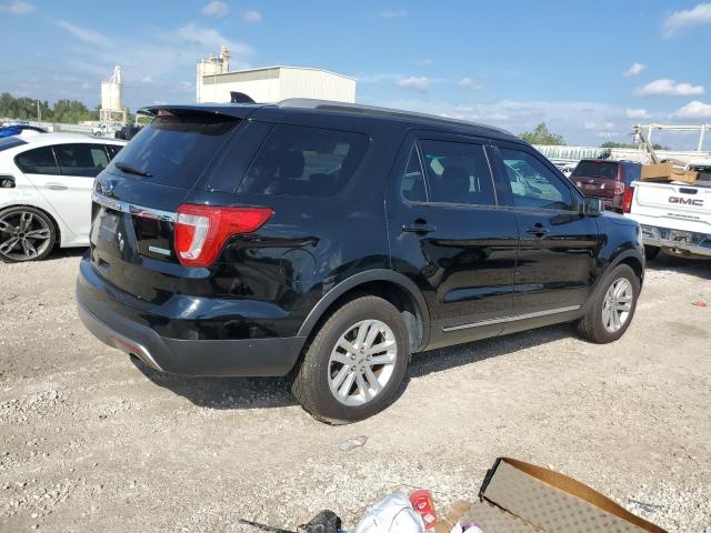 1FM5K7DHXHGA32820 - 2017 FORD EXPLORER XLT BLACK photo 3