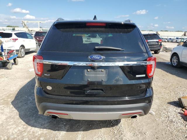 1FM5K7DHXHGA32820 - 2017 FORD EXPLORER XLT BLACK photo 6