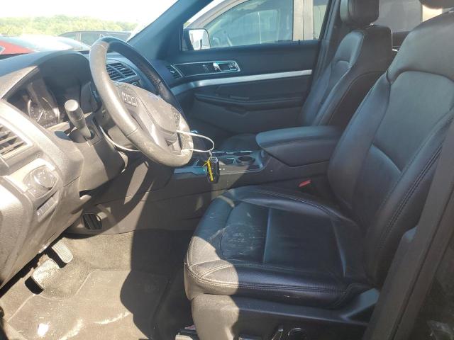 1FM5K7DHXHGA32820 - 2017 FORD EXPLORER XLT BLACK photo 7