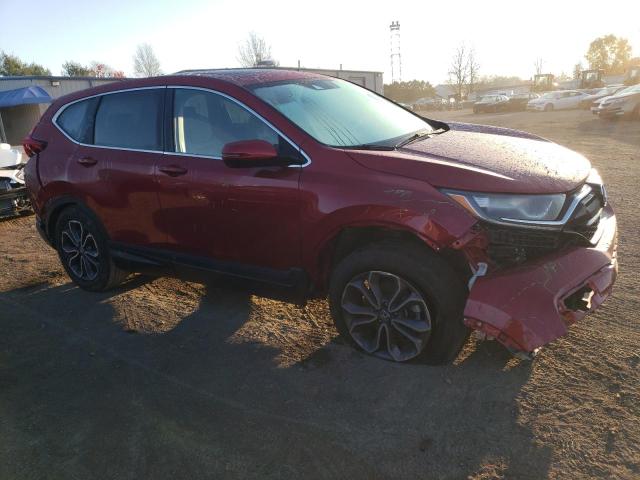 2HKRW2H51MH617286 - 2021 HONDA CR-V EX RED photo 4