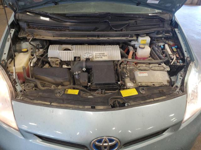 JTDKN3DU5C5420904 - 2012 TOYOTA PRIUS TEAL photo 11