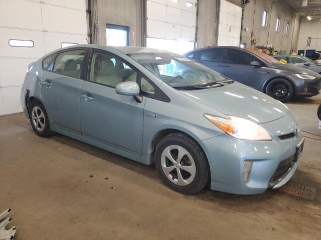 JTDKN3DU5C5420904 - 2012 TOYOTA PRIUS TEAL photo 4