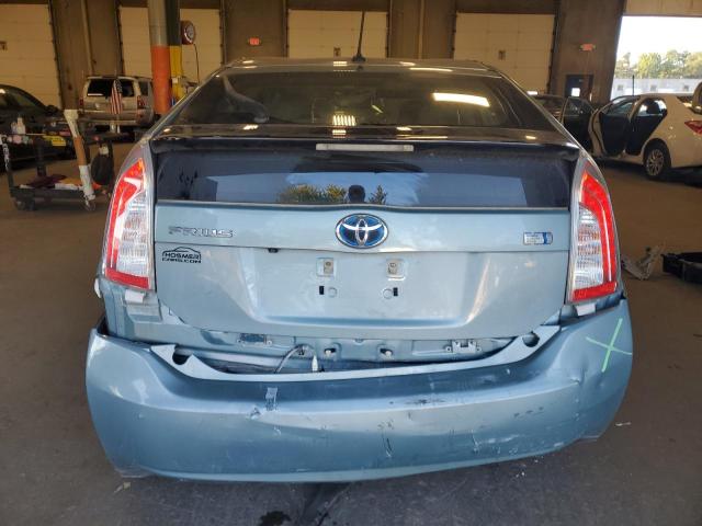JTDKN3DU5C5420904 - 2012 TOYOTA PRIUS TEAL photo 6