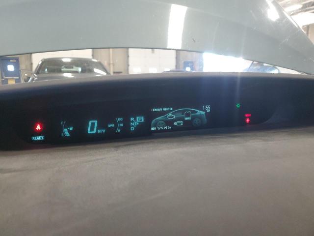 JTDKN3DU5C5420904 - 2012 TOYOTA PRIUS TEAL photo 9