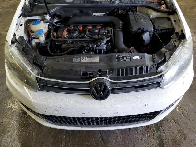 WVWEV7AJ6AW336791 - 2010 VOLKSWAGEN GTI WHITE photo 11