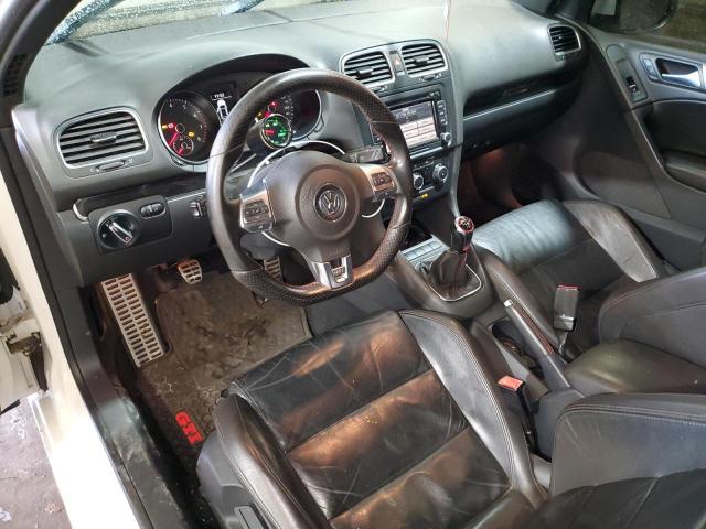 WVWEV7AJ6AW336791 - 2010 VOLKSWAGEN GTI WHITE photo 8