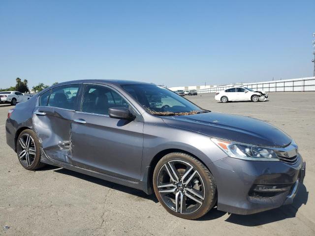 1HGCR2F50GA152481 - 2016 HONDA ACCORD SPORT GRAY photo 4