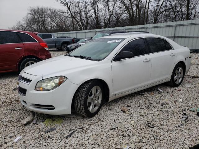 1G1ZG57B694211516 - 2009 CHEVROLET MALIBU LS WHITE photo 1