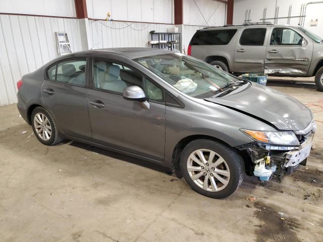 19XFB2F88CE330400 - 2012 HONDA CIVIC EX GRAY photo 4