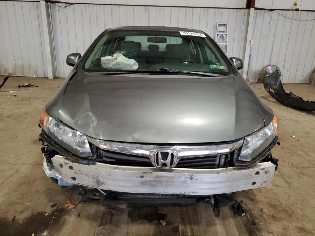 19XFB2F88CE330400 - 2012 HONDA CIVIC EX GRAY photo 5