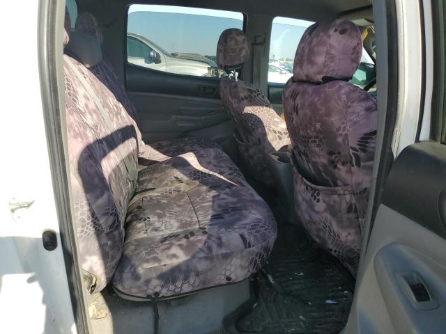 5TELU42N57Z407663 - 2007 TOYOTA TACOMA DOUBLE CAB WHITE photo 10