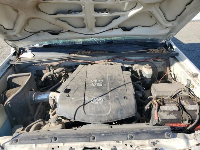 5TELU42N57Z407663 - 2007 TOYOTA TACOMA DOUBLE CAB WHITE photo 11