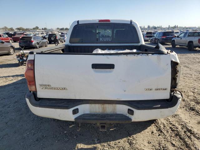 5TELU42N57Z407663 - 2007 TOYOTA TACOMA DOUBLE CAB WHITE photo 6