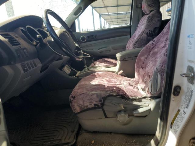 5TELU42N57Z407663 - 2007 TOYOTA TACOMA DOUBLE CAB WHITE photo 7