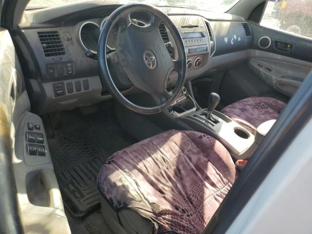 5TELU42N57Z407663 - 2007 TOYOTA TACOMA DOUBLE CAB WHITE photo 8