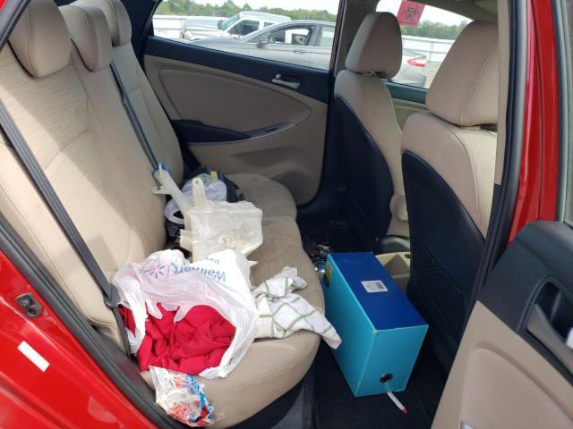 KMHCT4AE8HU378685 - 2017 HYUNDAI ACCENT SE RED photo 10