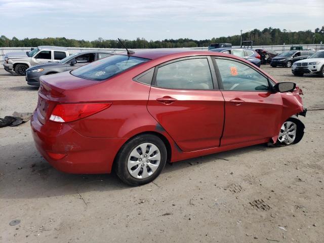 KMHCT4AE8HU378685 - 2017 HYUNDAI ACCENT SE RED photo 3