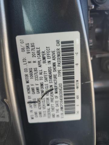 JHMCP26408C006503 - 2008 HONDA ACCORD LXP GRAY photo 12