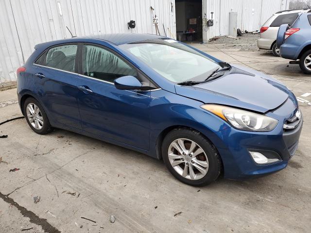 KMHD35LH5EU223993 - 2014 HYUNDAI ELANTRA GT BLUE photo 4