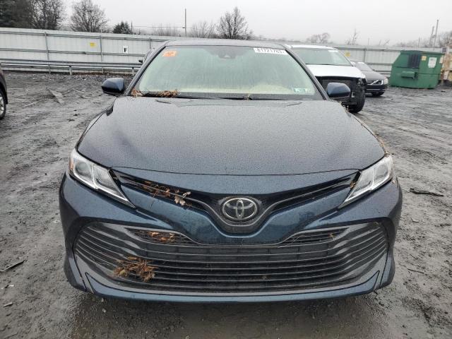 4T1B11HK1KU705091 - 2019 TOYOTA CAMRY L BLUE photo 5